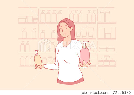 Shopping, beauty shop, advertising, service concept Shopping, beauty shop, advertising, service concept 72926380