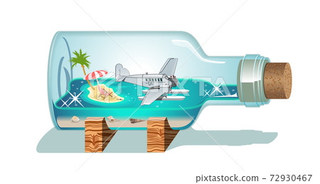 Cartoon Souvenir Bottle 72930467