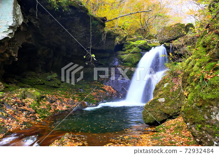 Autumn waterfall Autumn waterfall 72932484