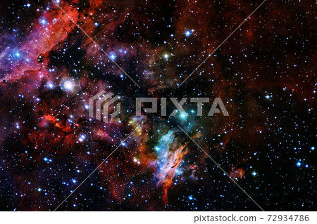 Cluster of stars. Nebula. Elements of this image furnished by NASA Cluster of stars. Nebula. Elements of this image furnished by NASA 72934786