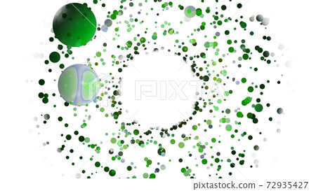 CG party sphere that spreads in a circle CG party sphere that spreads in a circle 72935427