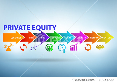 Private equity investment business concept 72935888