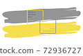 Demonstrating trendy colors 2021 - Gray and Yellow. Color of the year 2021. Illuminating, Ultimate gray 72936727