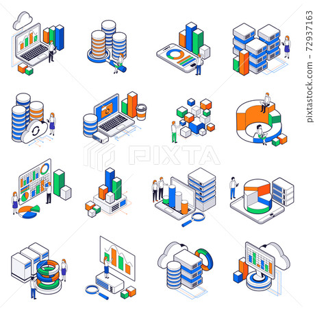 Big Data Exchange Isometric Set 72937163