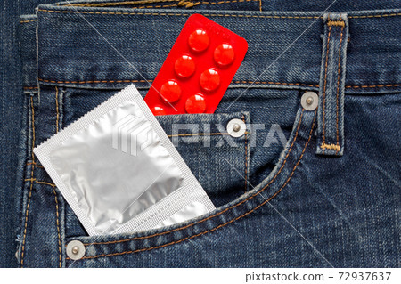 Safely sex, prevention from aids. Condoms, pills. Safely sex, prevention from aids. Condoms, pills. 72937637