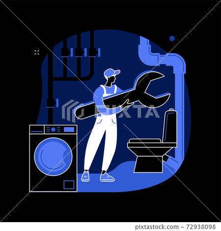 Plumber services abstract concept vector illustration. 72938098