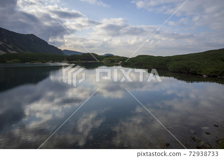 Black Pond Gasienicowy beautiful clean lake in the Polish Tatra Mountains. Black Pond Gasienicowy beautiful clean lake in the Polish Tatra Mountains. 72938733