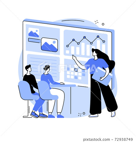 Workshop abstract concept vector illustration. 72938749