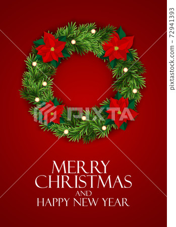 Holiday New Year and Merry Christmas Background. Vector Illustration Holiday New Year and Merry Christmas Background. Vector Illustration 72941393