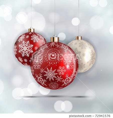 Holiday New Year and Merry Christmas Background. Vector Illustration 72941576