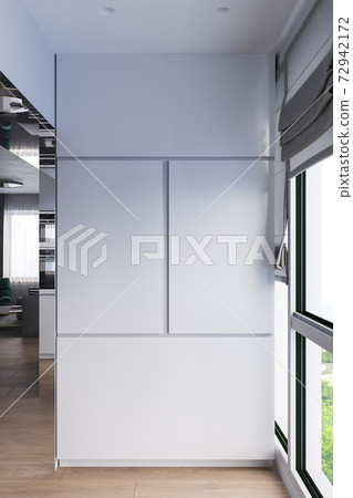 3d Render Of A Kitchen Cabinet For Making Stock Illustration 72942172 Pixta