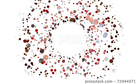 CG party sphere that spreads in a circle 72944971