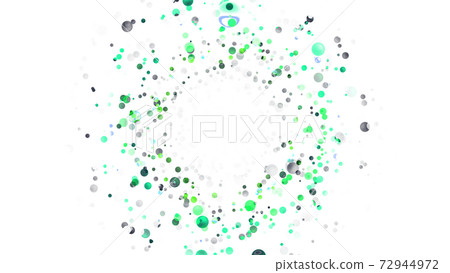 CG party sphere that spreads in a circle 72944972