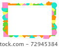 Colorful pop frame 72945384