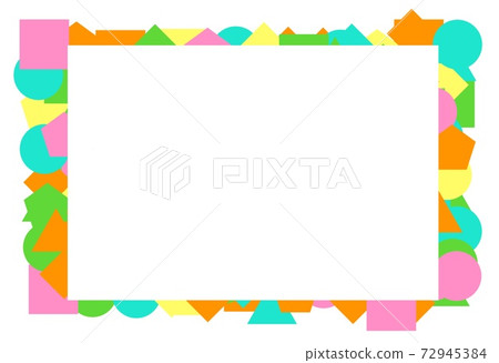 Colorful pop frame - Stock Illustration [72945384] - PIXTA