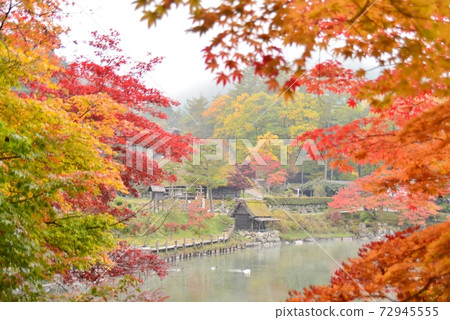 飛ida的民俗村飛Sa的佐藤之間的景象 72945555