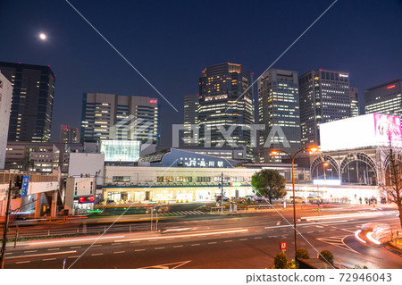 《東京都》品川站/城市夜景 《東京都》品川站/城市夜景 72946043