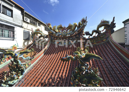 廟宇建築,龍,屋頂,瓦 廟宇建築,龍,屋頂,瓦 72946642