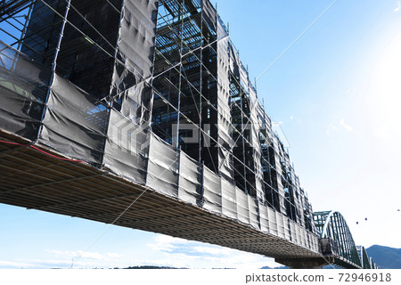 Construction of aqueduct Construction of aqueduct 72946918