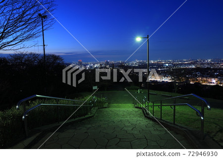 Sakuragaoka Park Yuhi no Oka Twilight 72946930