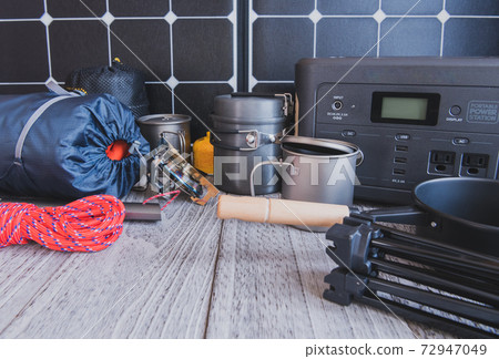 Portable power supply Camping equipment Image material Portable power supply Camping equipment Image material 72947049