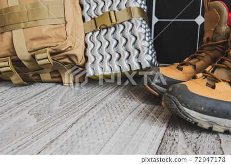 Trekking shoes Mountaineering equipment image material Trekking shoes Mountaineering equipment image material 72947178