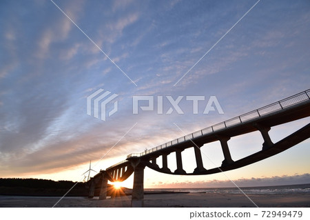 Kakegawa City Shiosai Bridge Morning 2012 20am 6:56 Kakegawa City Shiosai Bridge Morning 2012 20am 6:56 72949479