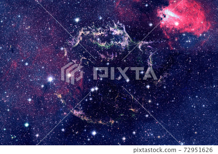 Cluster of stars. Nebula. Elements of this image furnished by NASA 72951626