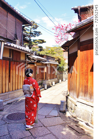 Kimono cherry blossom viewing 72952545