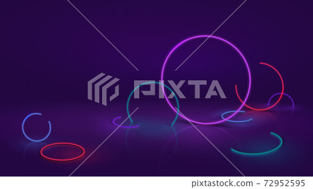 Abstract Neon or LED Background Concept and Design 72952595