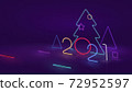 Abstract Neon or LED Background Concept and Design 72952597