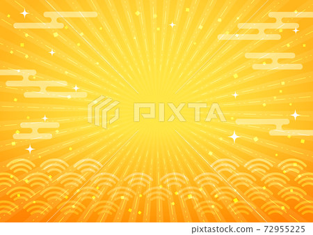 Japanese-style radial image landscape 72955225