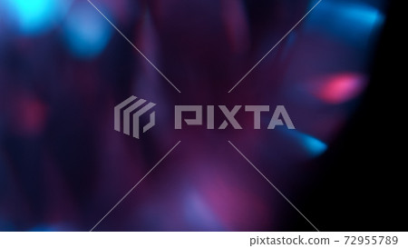 Abstract Bokeh Lights, Lens flares, Defocused Shining Colorful Neon Rays 72955789