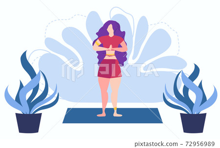 Girl at greenhouse or home garden with plants growing in pots. Relaxed young woman enjoying rest. Girl meditates. Girl at greenhouse or home garden with plants growing in pots. Relaxed young woman enjoying rest. Girl meditates. 72956989