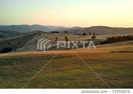 Sunset on the hill Sunset on the hill 72958878
