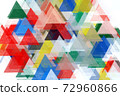 triangles pattern illustration 72960866