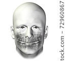 teeth dental scan adult male 72960867