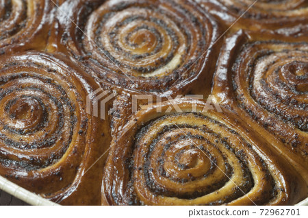 Home sweet roll with poppyseeds Home sweet roll with poppyseeds 72962701