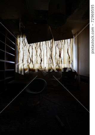 Ruined ophthalmology abandoned hospital 72969595