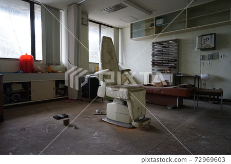 Ruined ophthalmology abandoned hospital 72969603