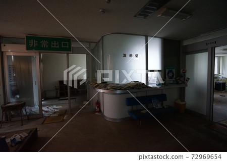 Ruined ophthalmology abandoned hospital 72969654
