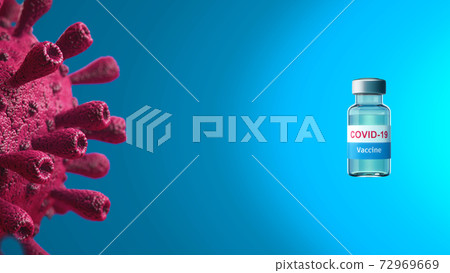 A Vaccine Covid-19 destruction A vaccine against coronavirus disease 3d Render A Vaccine Covid-19 destruction A vaccine against coronavirus disease 3d Render 72969669