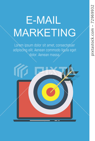 Target Flat Concept Icon Vector Illustration.... - Stock Illustration ...