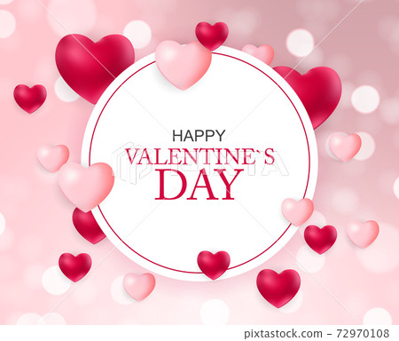 Valentines Day Sale, Discont Card. Vector Illustration Valentines Day Sale, Discont Card. Vector Illustration 72970108
