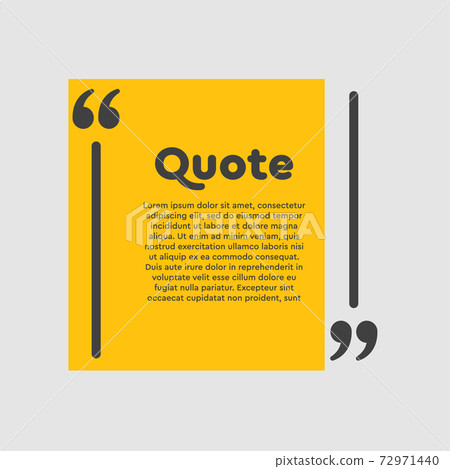 Quote square text with bracket, vector background Quote square text with bracket, vector background 72971440