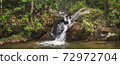 Waterfall landscape in tropical jungle of Thailand 72972704