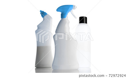 Sanitizer bottle. Empty clear plastic pump container set for antiseptic gel, cosmetic soap and mineral shampoo isolated on white. Water cap blank spray on transparent background. Sanitizer bottle. Empty clear plastic pump container set for antiseptic gel, cosmetic soap and mineral shampoo isolated on white. Water cap blank spray on transparent background. 72972924