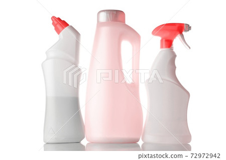Sanitizer bottle. Empty clear plastic pump container set for antiseptic gel, cosmetic soap and mineral shampoo isolated on white. Water cap blank spray on transparent background. Sanitizer bottle. Empty clear plastic pump container set for antiseptic gel, cosmetic soap and mineral shampoo isolated on white. Water cap blank spray on transparent background. 72972942