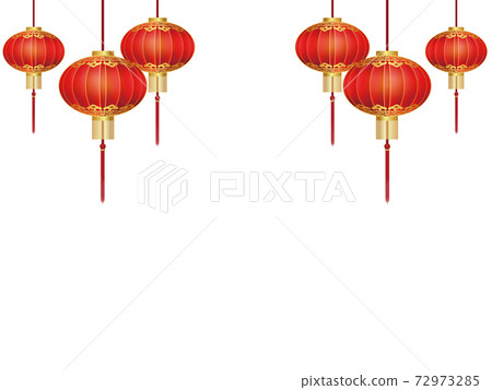 Chinese red lantern 72973285