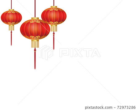 Chinese red lantern 72973286